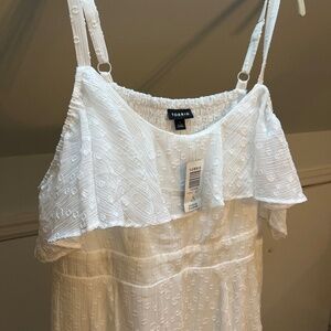 White off the shoulder dress